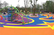 亞強體育施工案例:幼兒園塑膠場地